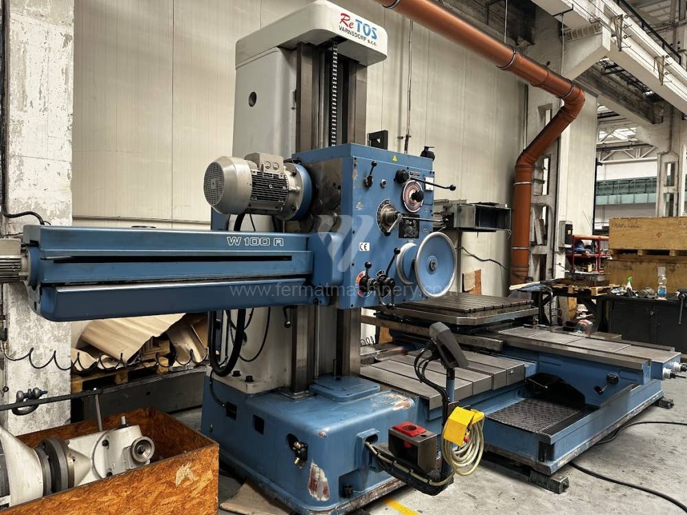Borers horizontal / Table - diameter of spindle over 90 mm / W 100 A