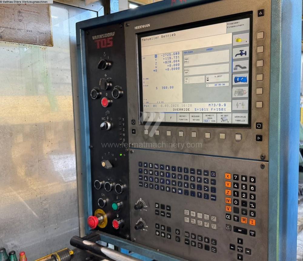 Borers horizontal / Table - diameter of spindle over 90 mm / WHN 13 CNC