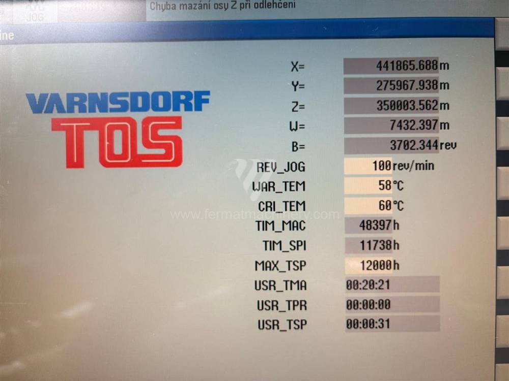 Borers horizontal / Table - diameter of spindle over 90 mm / WHQ 105 CNC