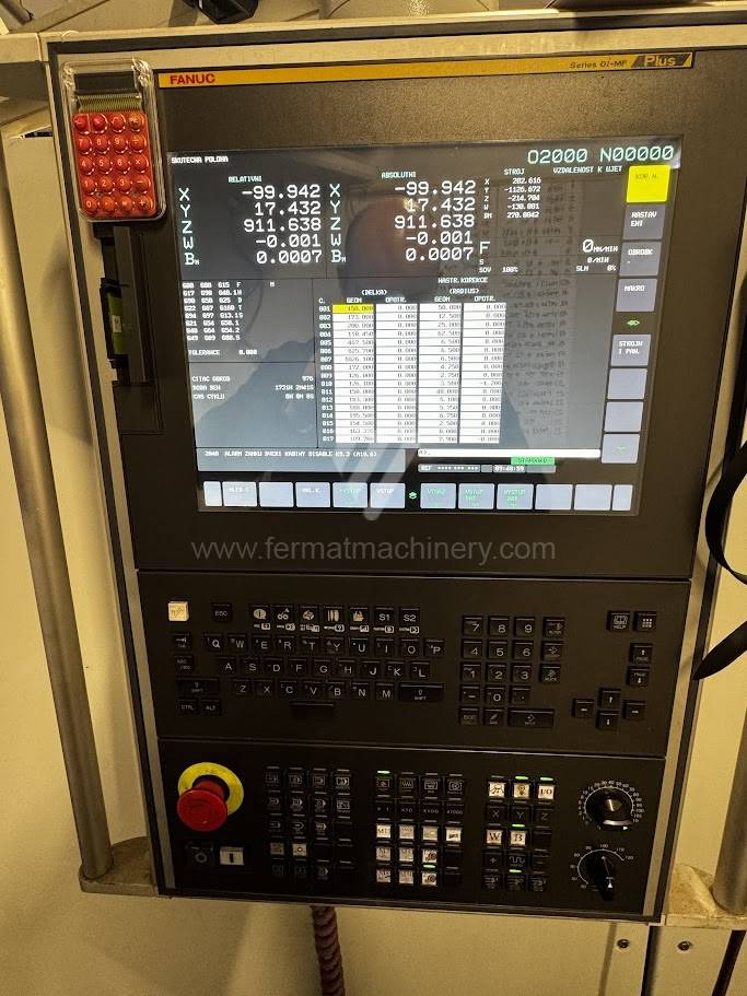 Vízszintes fúrómaró / Asztallapos - orsóátmérő 90 mm - től nagyobb / WFC 10 CNC