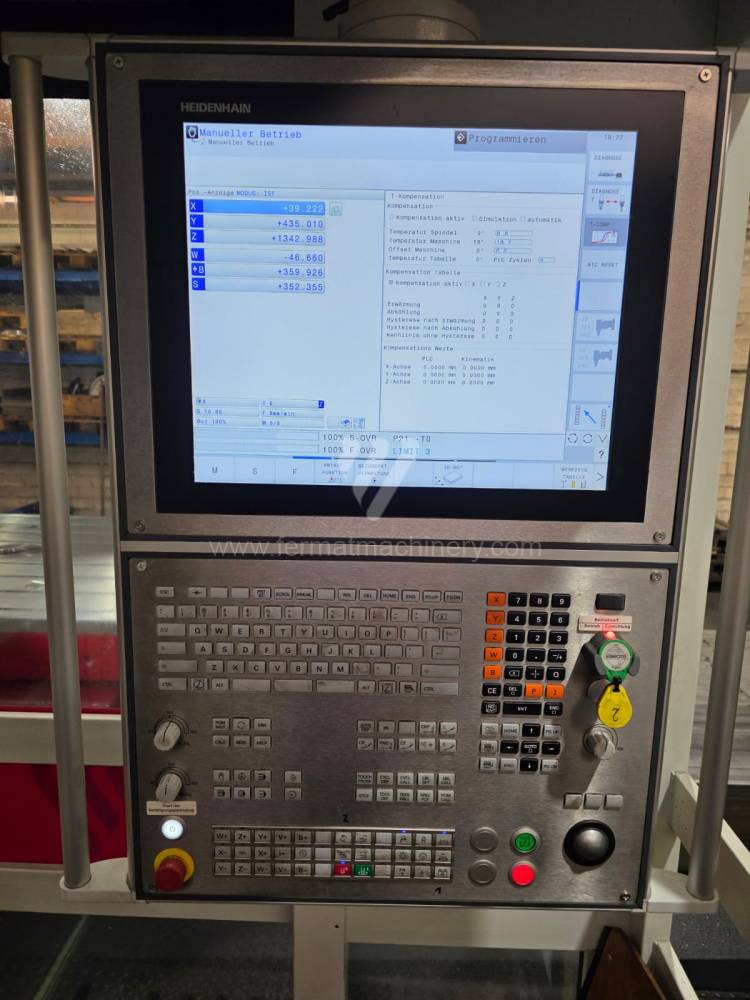 Vízszintes fúrómaró / Asztallapos - orsóátmérő 90 mm - től nagyobb / WFT 11 CNC
