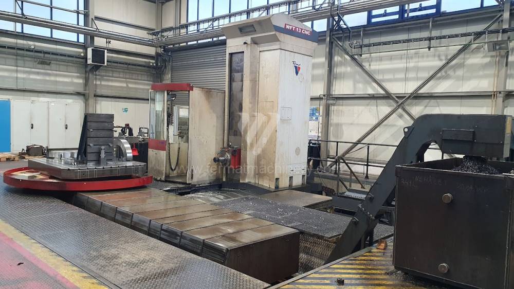 Vízszintes fúrómaró / Asztallapos - orsóátmérő 90 mm - től nagyobb / WFT 13 CNC