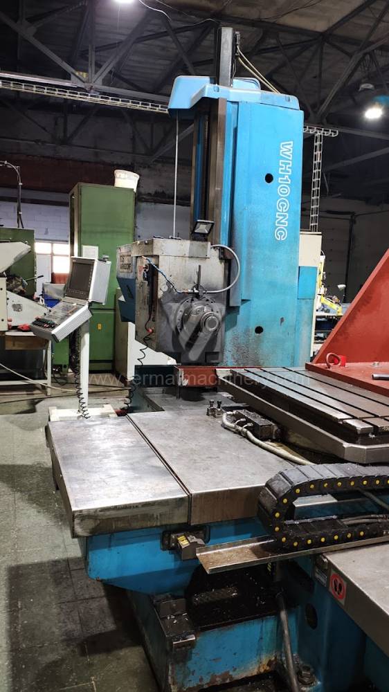 Vízszintes fúrómaró / Asztallapos - orsóátmérő 90 mm - től nagyobb / WH 10 CNC