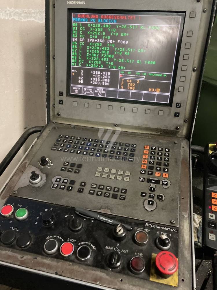 Vízszintes fúrómaró / Asztallapos - orsóátmérő 90 mm - től nagyobb / WH 10 CNC 