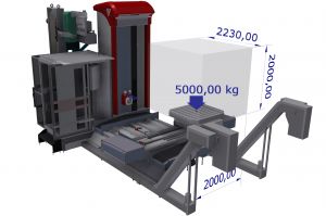 WXC 100 - horizontal table-type boring mill - Image6